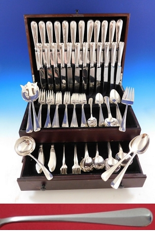 Rattail Antique by Dominick & Haff Sterling Silver Dinner Flatware Set Service